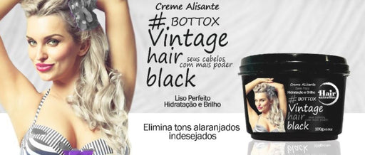 Hair Extrattus Bottox Balck 100g - Creme Alisante - Hi Brazil Market