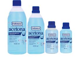 Farmax Nail Polish Remover - Removedor a base de Acetona - Hi Brazil Market