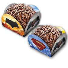 Forminha 4 petalas super herois - Decorated Candy Box - Hi Brazil Market