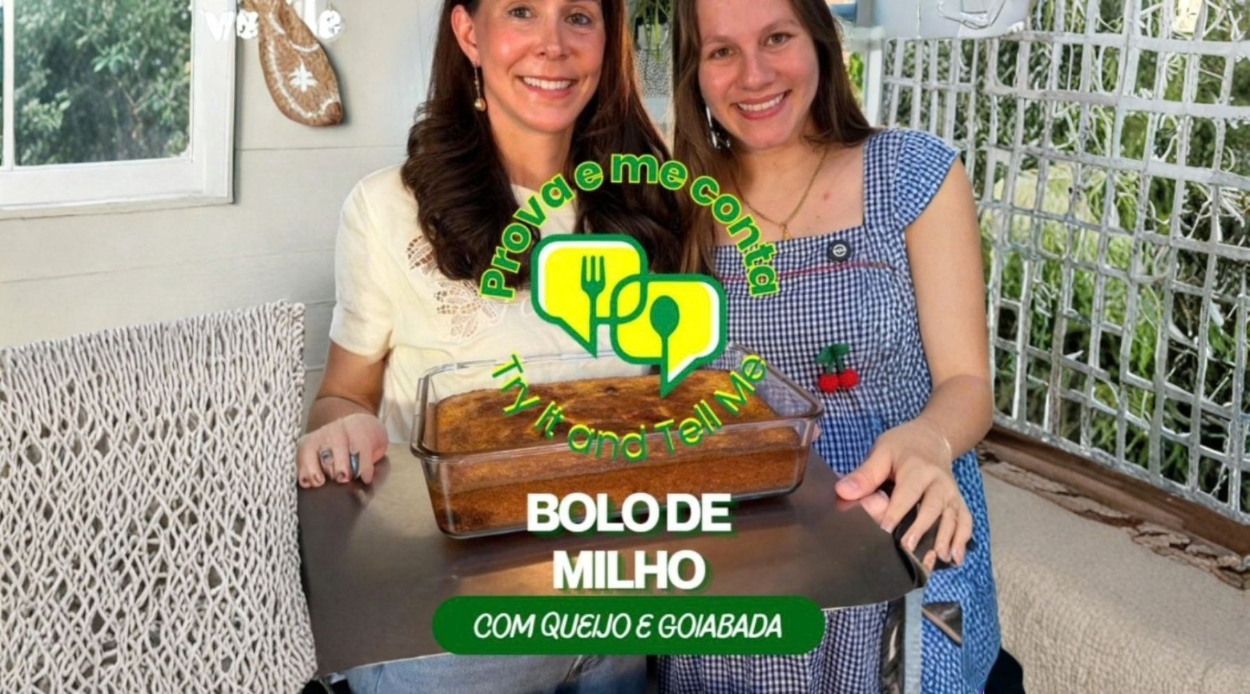 Bolo de Milho com Queijo e Goiabada