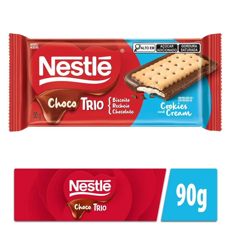 Nestle Choco Trio Coockies and Cream 90g