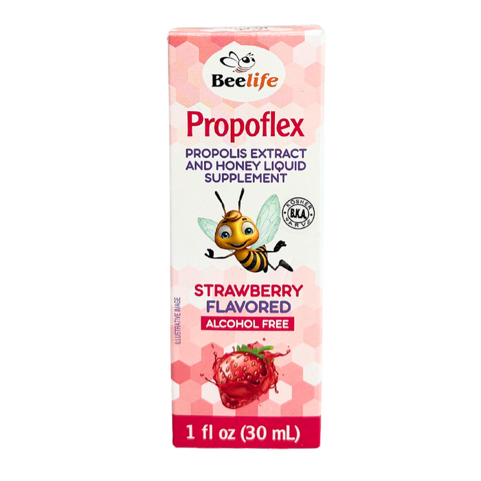 BeeLife Propoflex Extrato de Propolis Morango 30ml - Propolis Extract Strawberry flavored