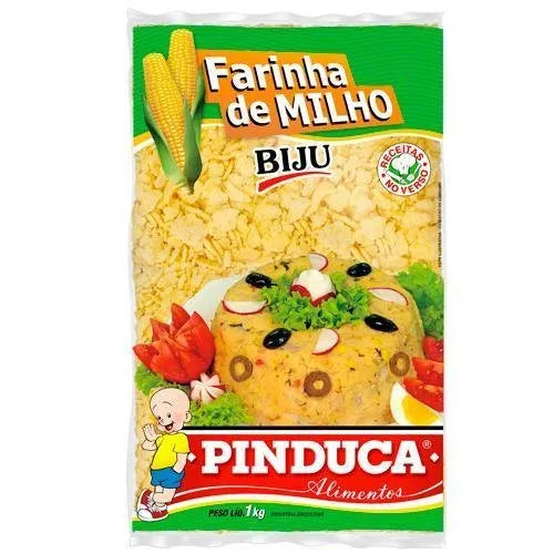 Pinduca Farinha Flocada Biju de Milho 500g