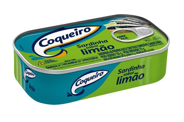 Coqueiro Sardinhas Oleo e Limao 125g