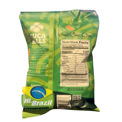 Yuca Balls Salgado 80g - Hi Brazil Market