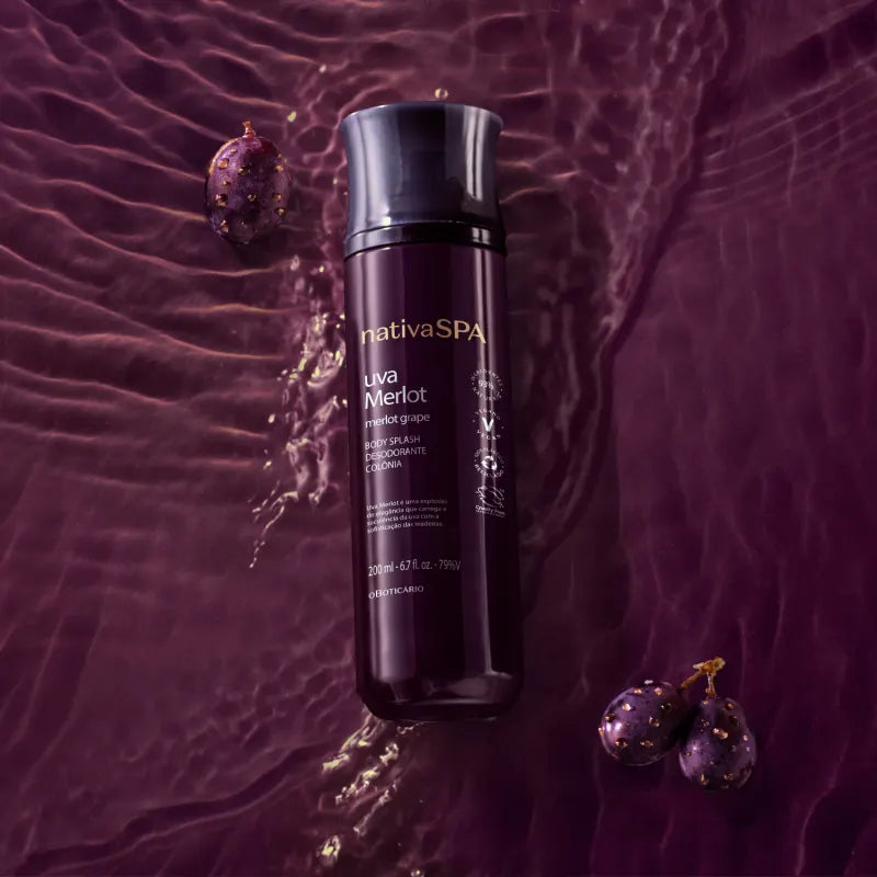 O Boticario Nativa Spa Body Splash Uva Merlot 200ml