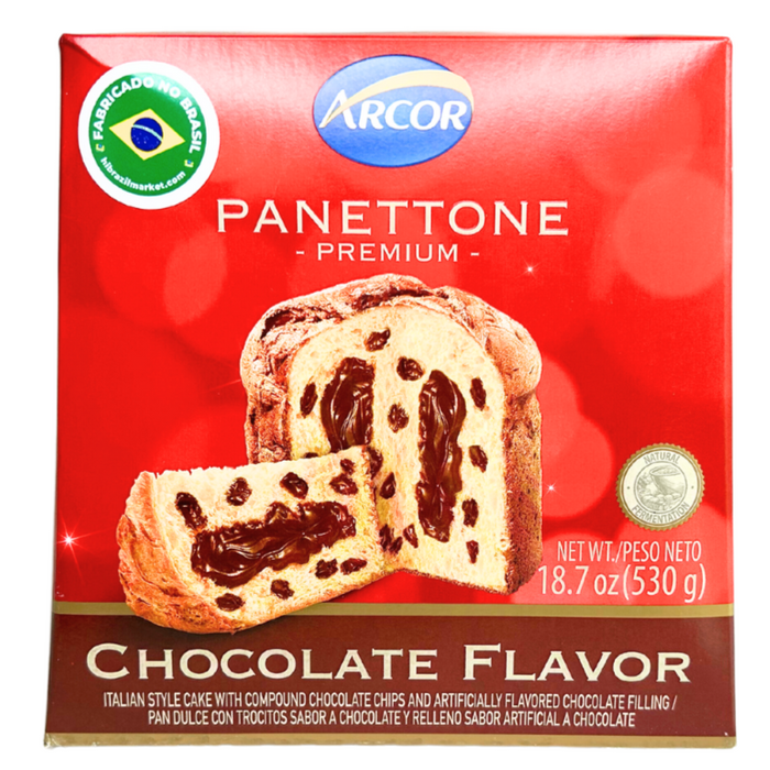 Arcor Panetone Premium Recheio de Chocolate 530g