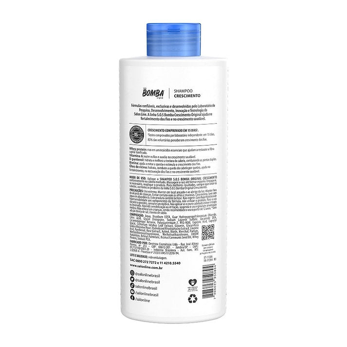 Shampoo S.O.S Bomba Crescimento 500ml