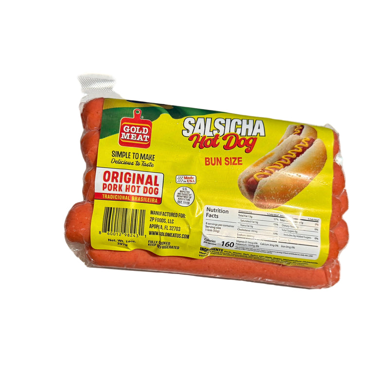 Gold Meat Salsicha Hot Dog 397g