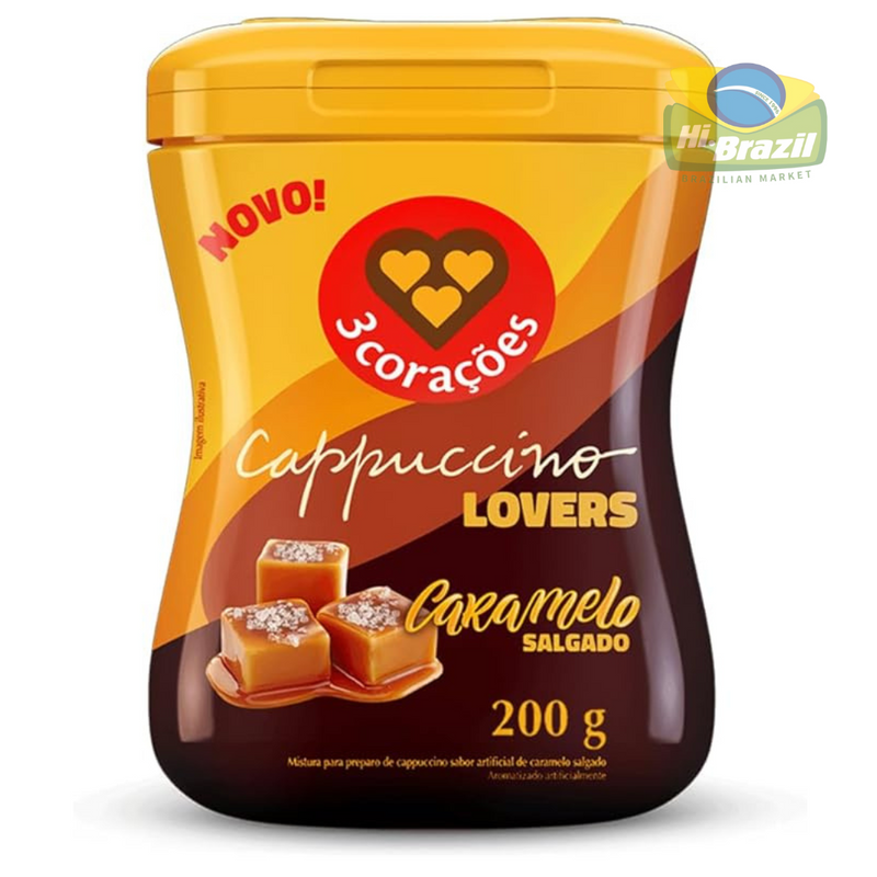 3 Coracoes Salted Caramel Cappuccino Mix 200g