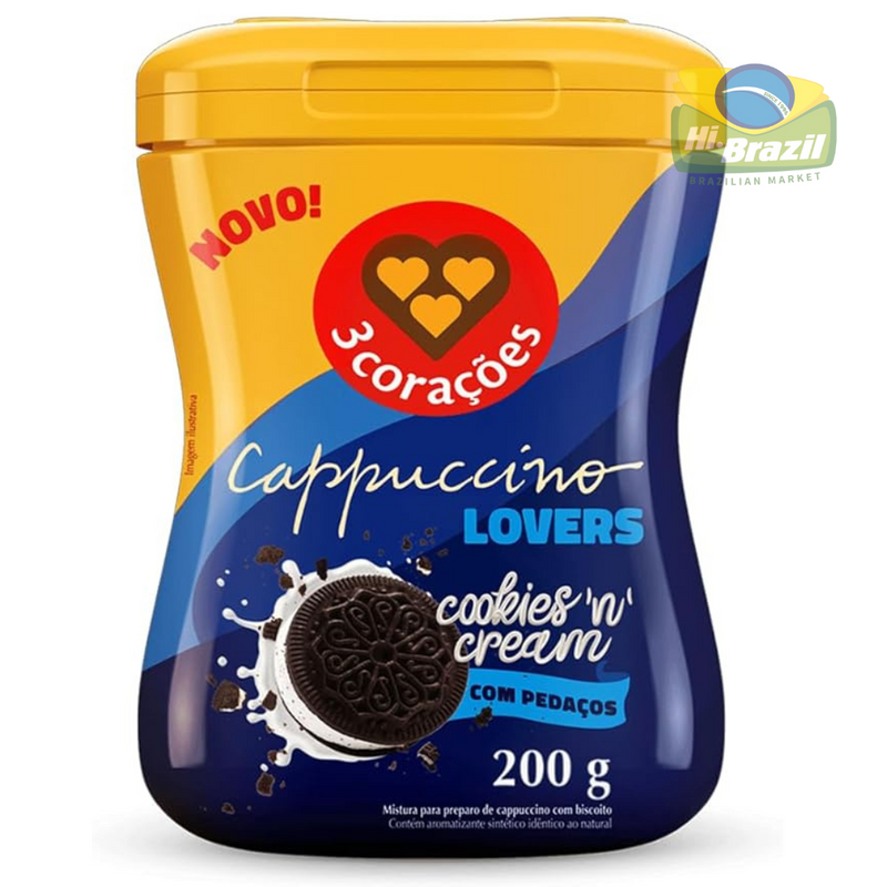 3 Coracoes Cookies 'N' Cream Cappuccino Mix 200g