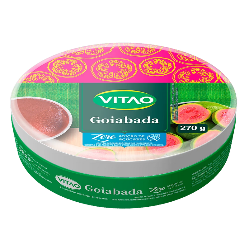 Vitao Goiabada Zero Adicao de Acucares 270g