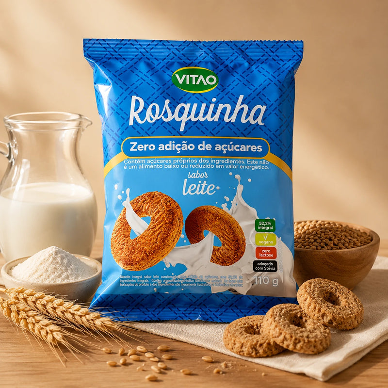Vitao Milk Flavored Donut Zero Added Sugar 110g