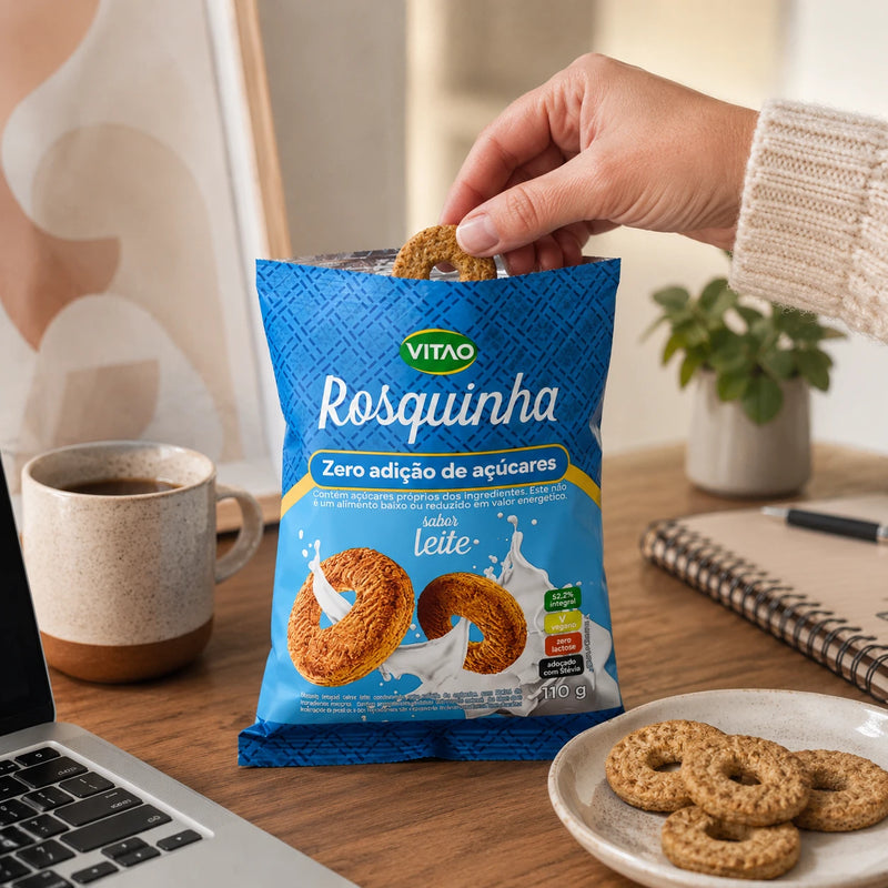 Vitao Milk Flavored Donut Zero Added Sugar 110g