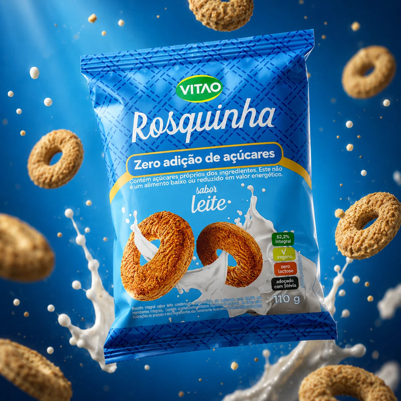 Vitao Milk Flavored Donut Zero Added Sugar 110g