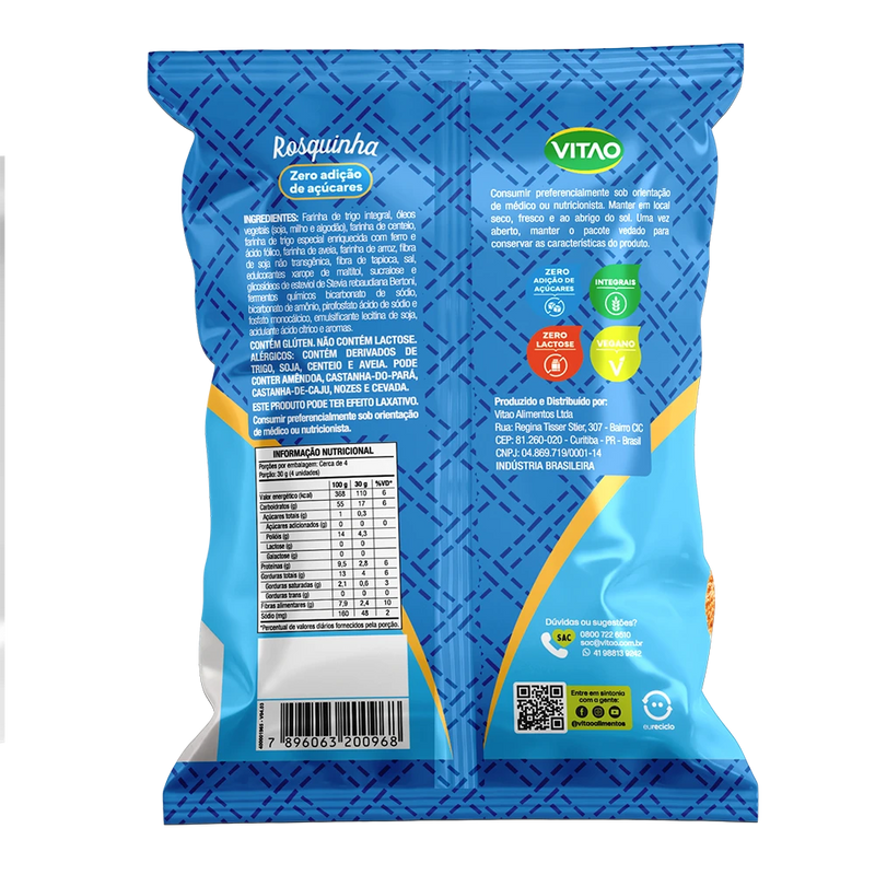 Vitao Milk Flavored Donut Zero Added Sugar 110g