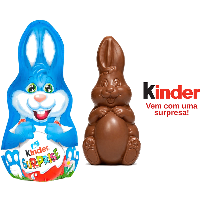 Kinder Coelho Surpresa Azul 75g