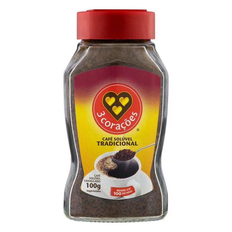 3 Coracoes Cafe Soluvel 100g