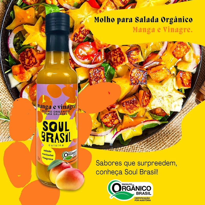 Soul Brasil Organic Mango Salad Dressing and Marinades 250ml 