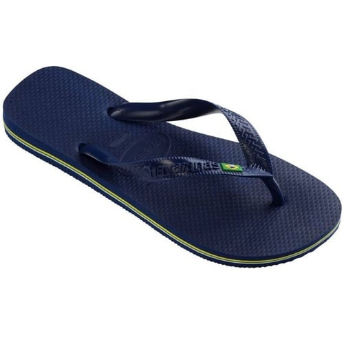 Havaianas Brazil Logo Chinelo Flip Flop Azul Marinho