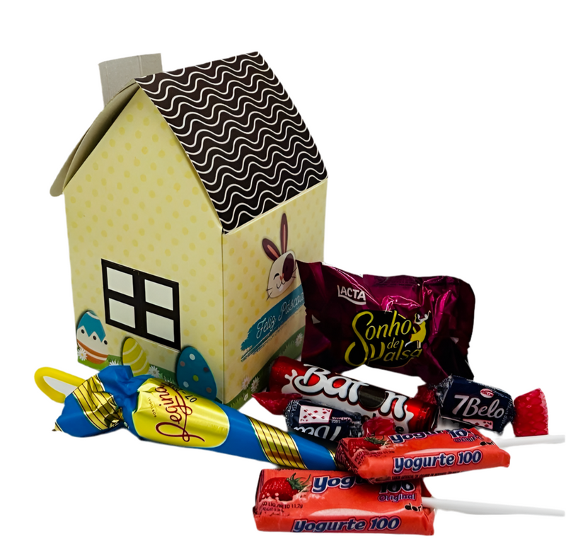 Caixa Casinha Feliz Pascoa