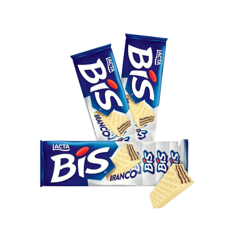 3 Lacta Bis Chocolate Branco 126g