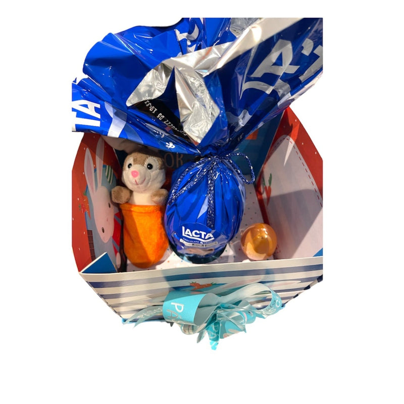 Easter Basket Surprise Box Lacta Milk Boy With Teddy Bear