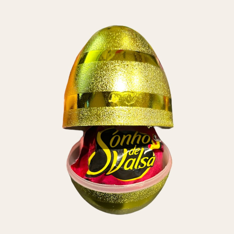Pascoa Ovo Plastico Colorido com Sonho de Valsa 1 unid