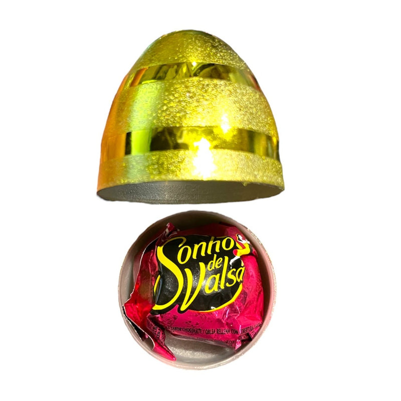 Pascoa Ovo Plastico Colorido com Sonho de Valsa 1 unid