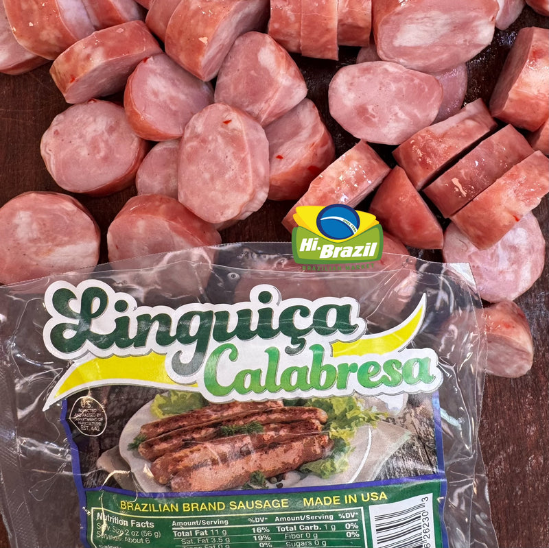 2 unidades Cortes Linguica Calabresa