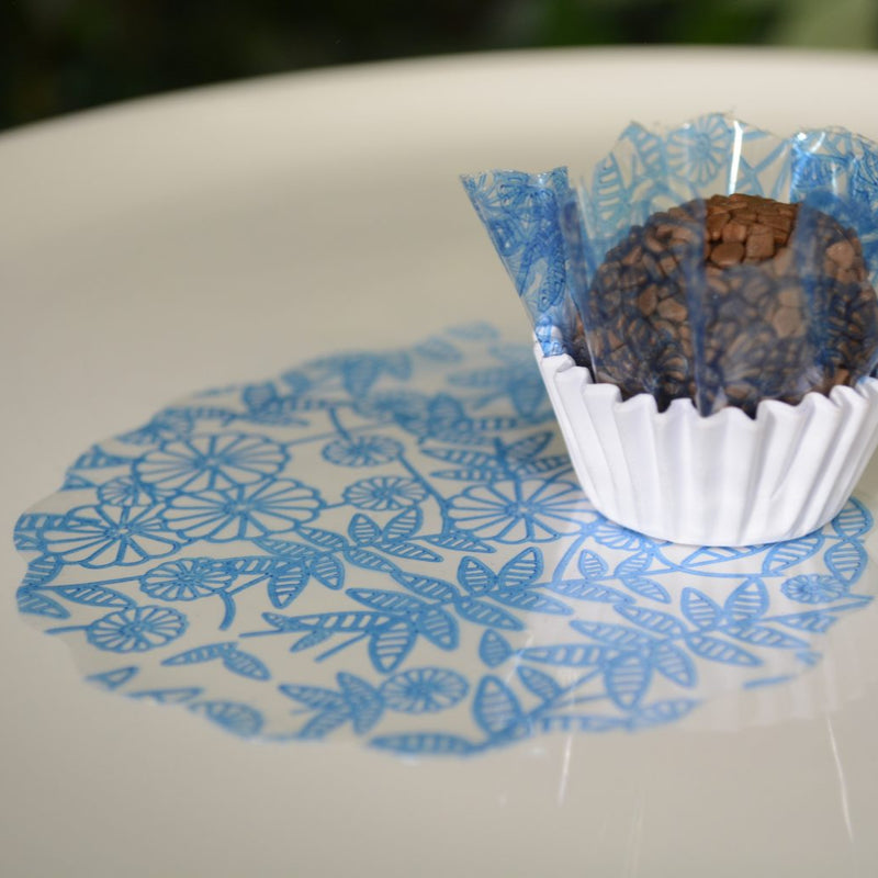 Tapetinho Fundo Plastico para Forminha de Docinhos #7