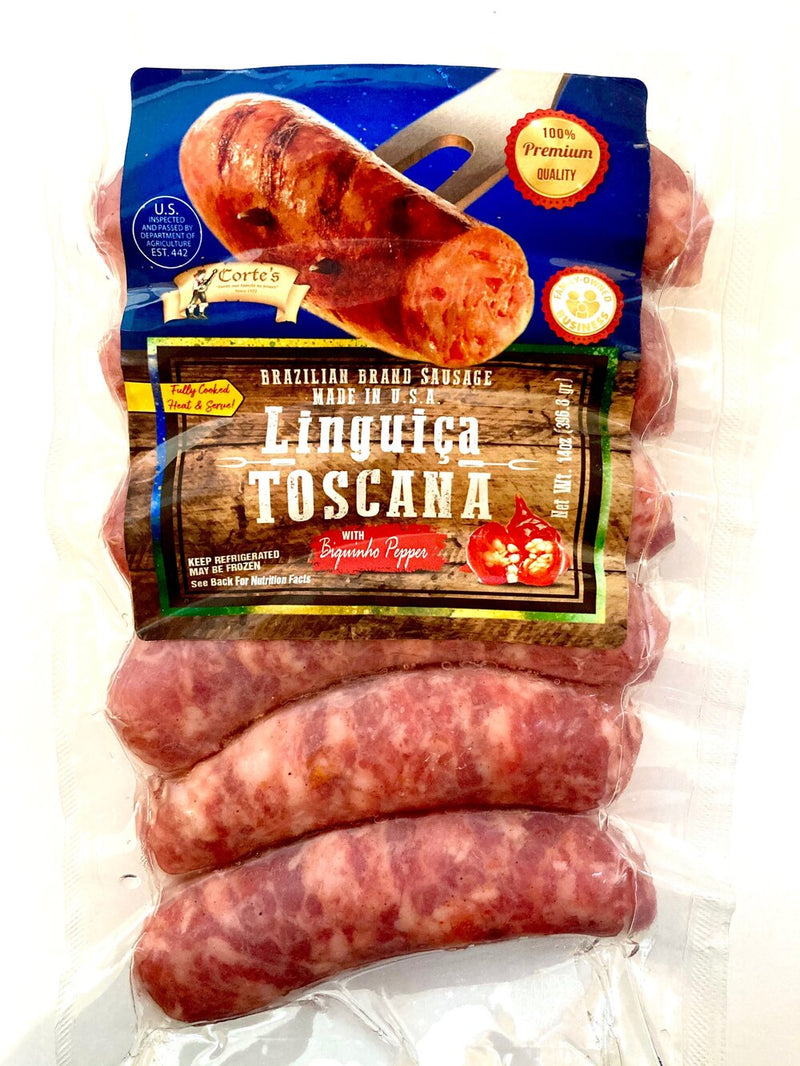 Cortes Linguica Toscana com Pimenta Biquinho 14oz