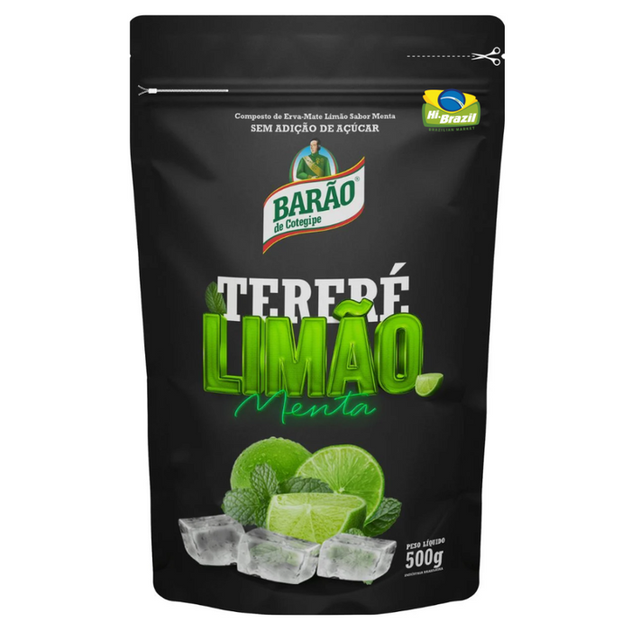 Barao Erva Mate Terere Limao e Menta 500g