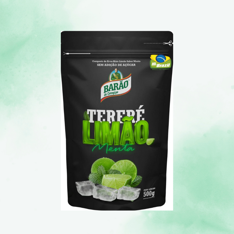 Barao Erva Mate Terere Limao e Menta 500g