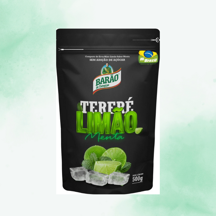 Barao Erva Mate Terere Limao e Menta 500g