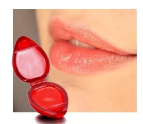 Batom Brilho Labial Formato De Morango Cremosinho