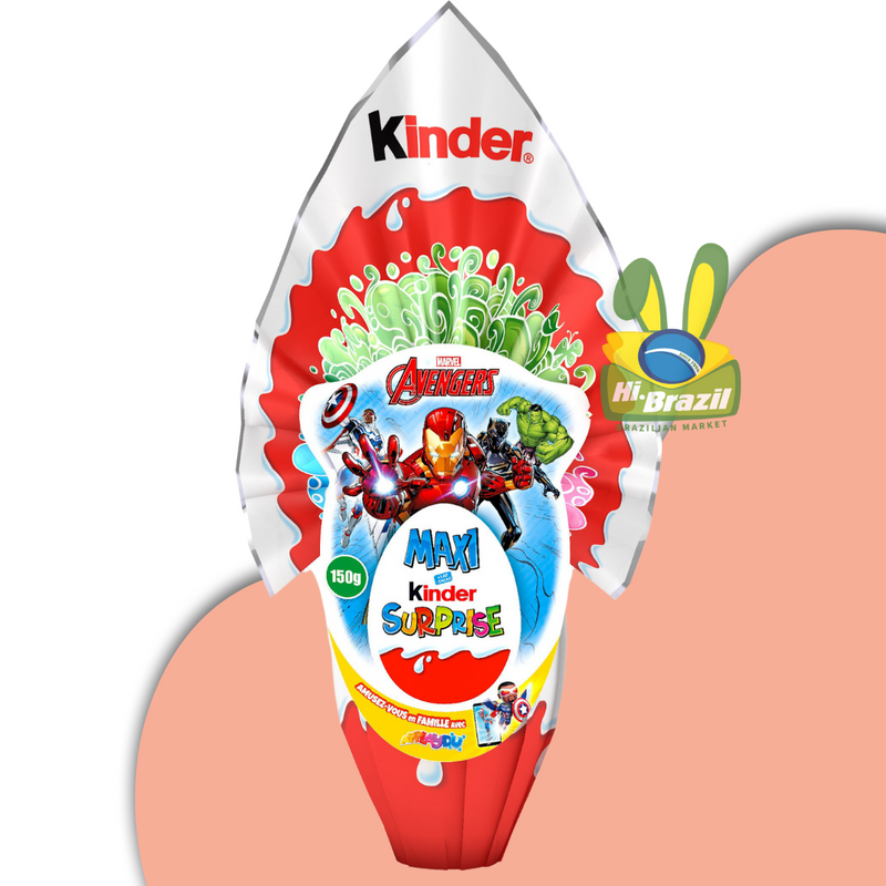 Kinder Ovo de Pascoa Edicao 2025 GranSurpresa Avengers 150g