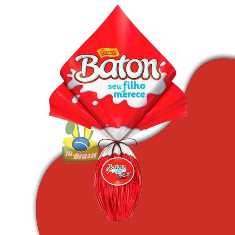 Garoto Ovo de Pascoa Baton ao Leite 186g
