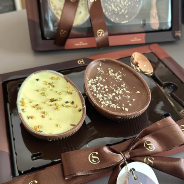 Cacau Show Ovo de Pascoa Gourmet Recheado Duo 300g