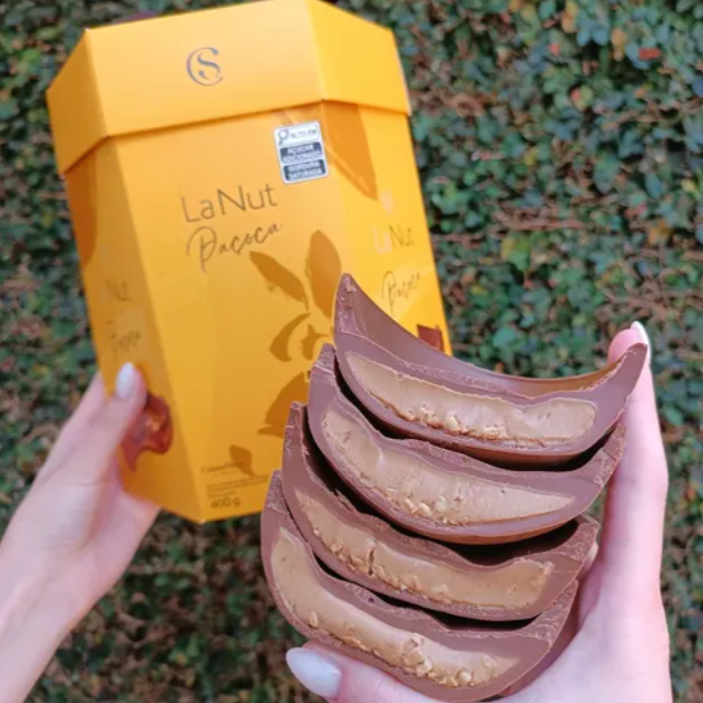 Cacau Show Ovo de Pascoa LaNut Pacoca 400g