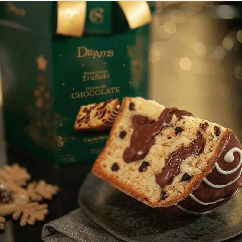 Cacau Show Panettone Dreams Trufado Gotas 750g