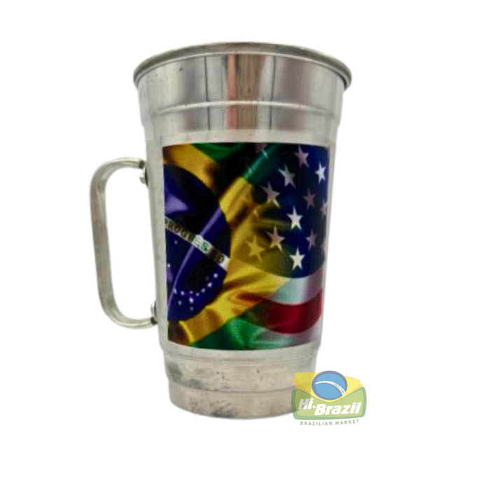 Caneca Escovada com Alca Brazil / USA