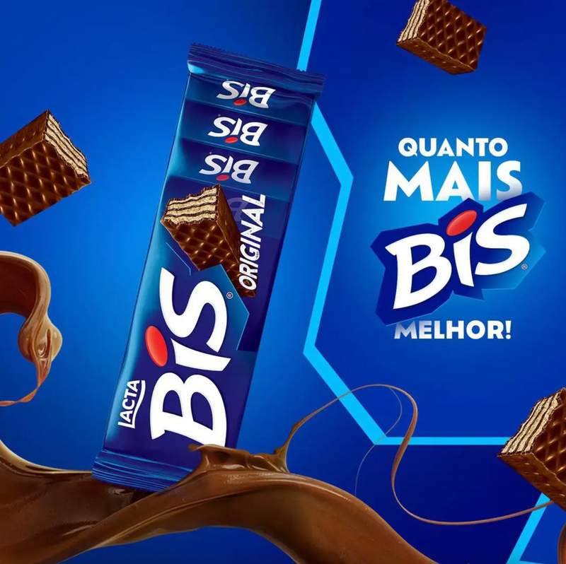 Lacta Bis Chocolate ao leite 126g