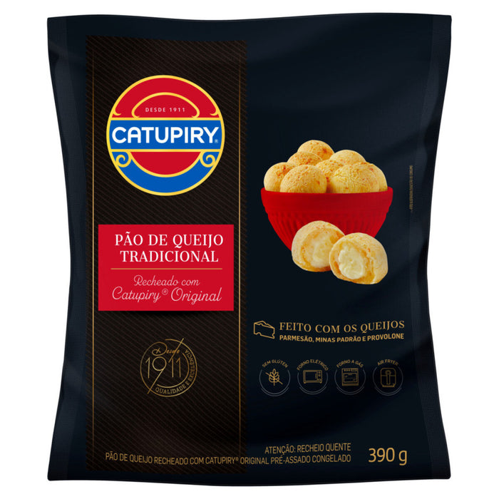 Pão de Queijo Recheado com Catupiry 390g