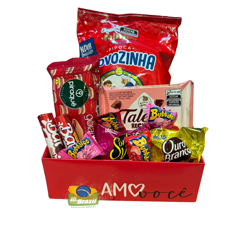 Valentine's Day Decorated Basket I Love You Big