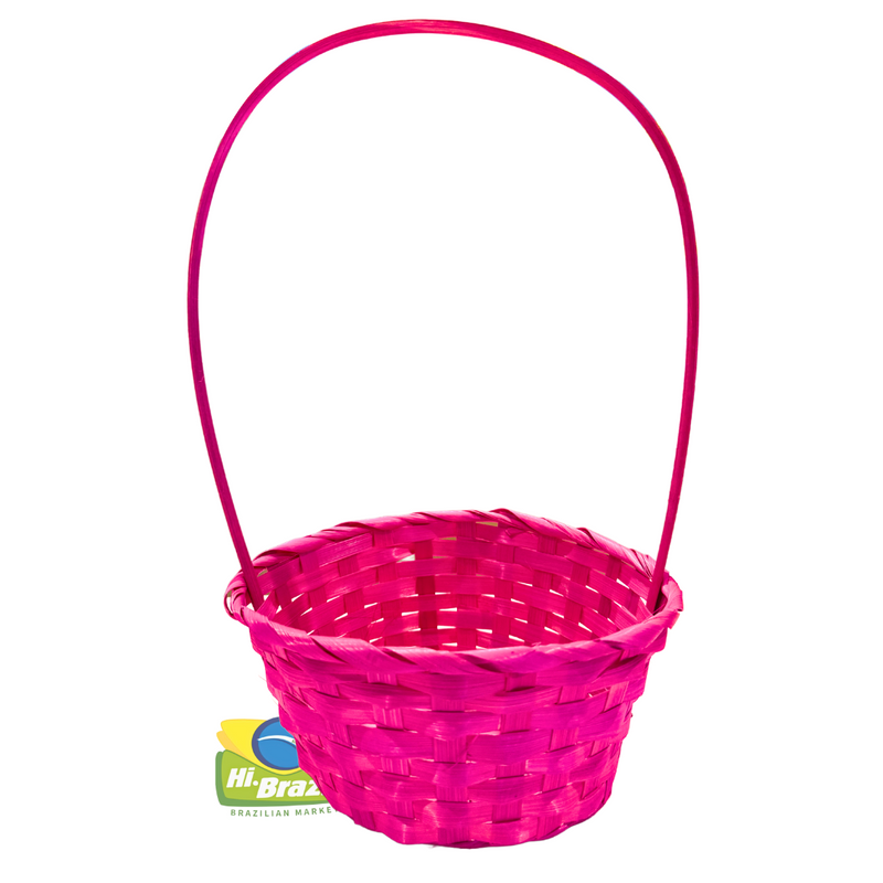Colorful Straw Easter Basket Packaging