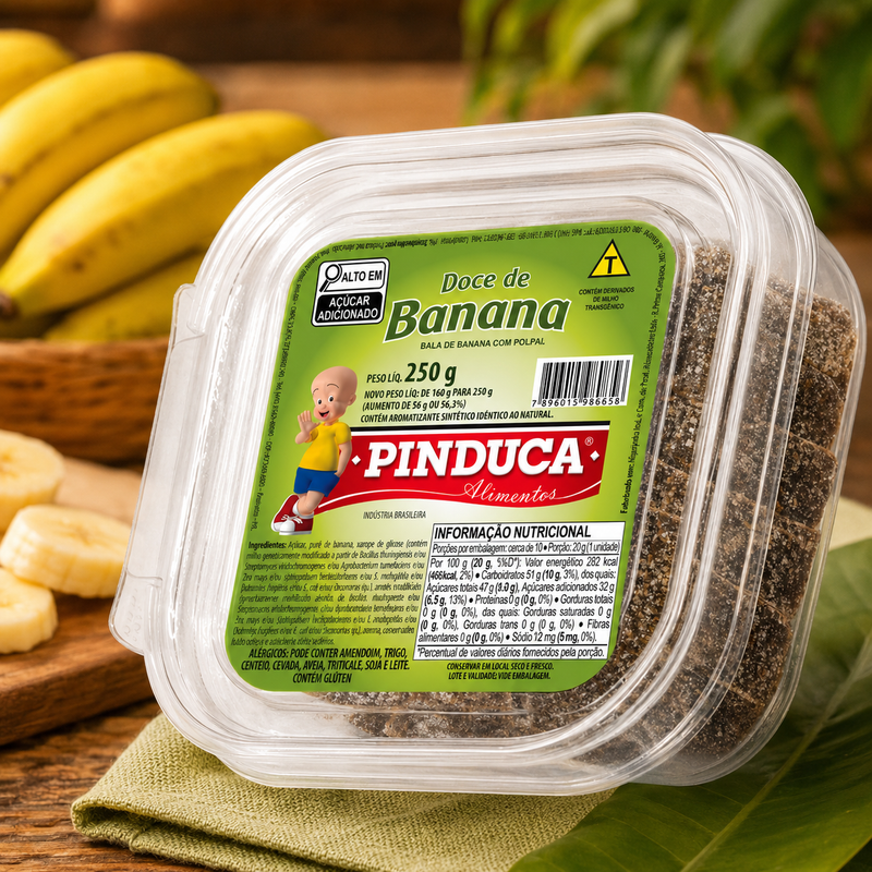 Pinduca Doce de Banana 250g