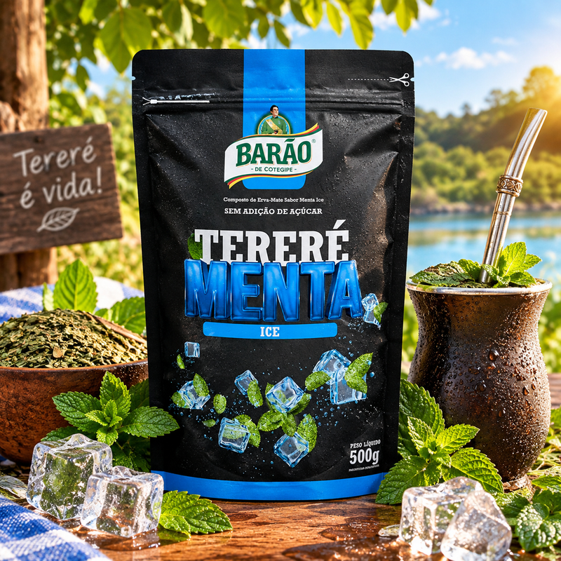 Barao Erva Mate Terere Menta Ice 500g