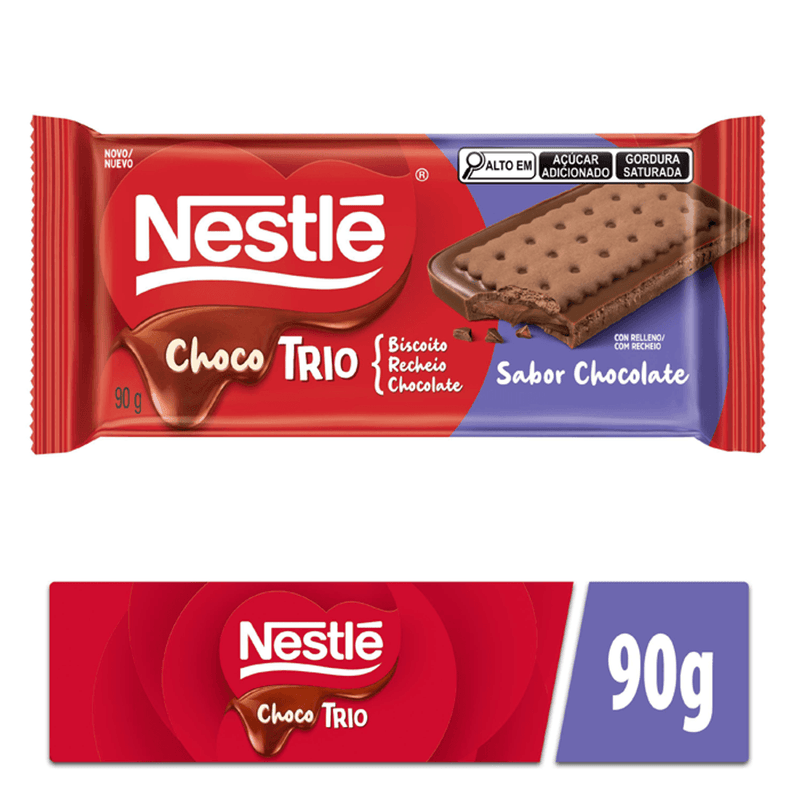 Nestle Choco Trio Chocolate 90g