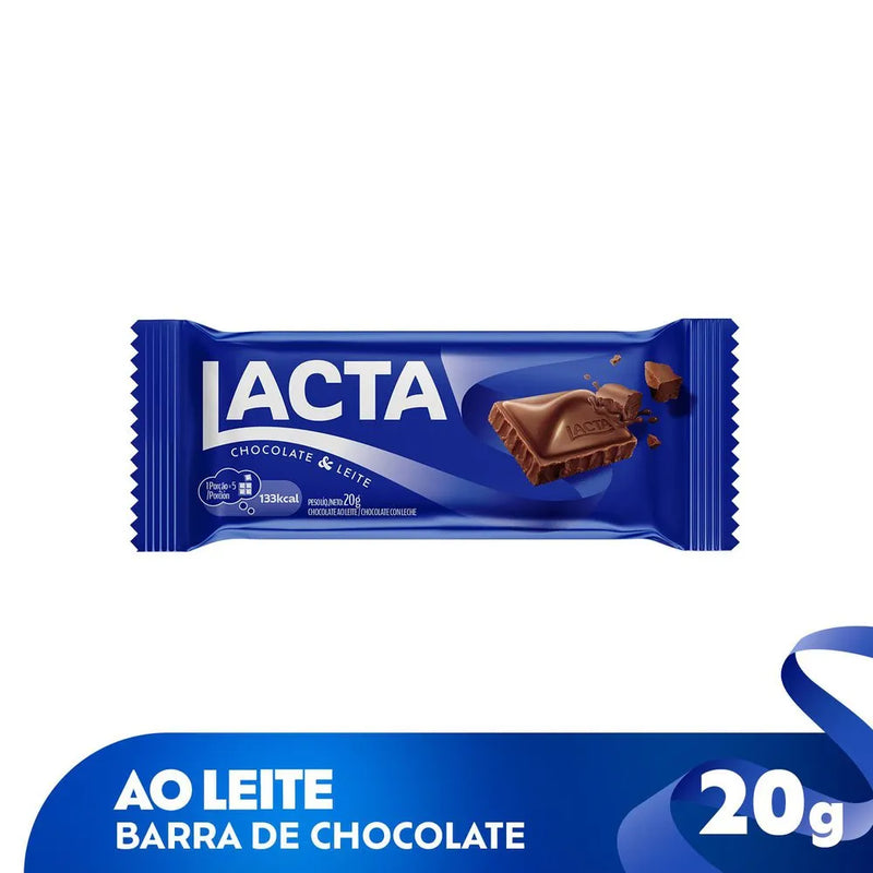 Lacta Chocolate em Barra Ao Leite 20g